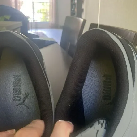 GUC Grey / black puma size 11. Some scuffing on both inside - Picture 4 of 5